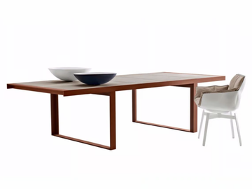 CANASTA '13 - Rectangular porcelain stoneware garden table by B&B Italia Outdoor - view 2